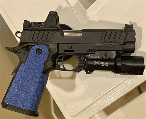 This <strong>factory stock grip</strong> will fit most 2011 STI models including the new 2020 <strong>Staccato</strong> line (see * below). . Staccato gen 1 vs gen 2 grip